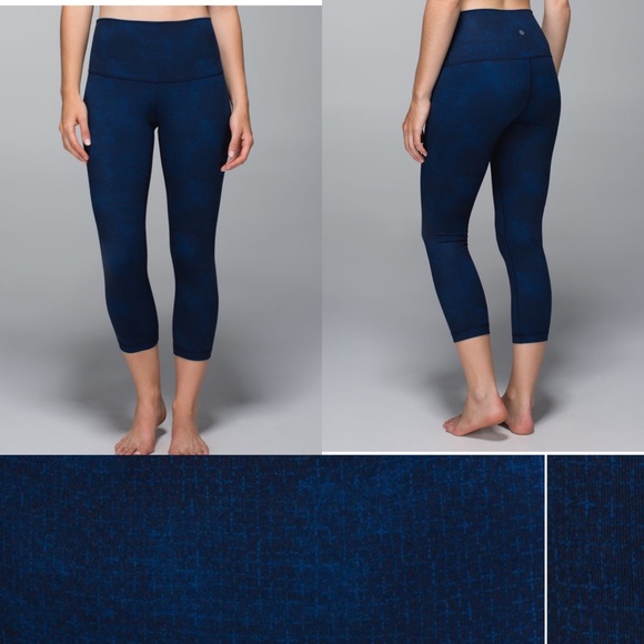 lululemon athletica Pants - Lululemon Wonder Under Crop High Rise Leggings Size 8